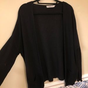 Black sweater with pockets